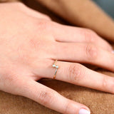 14K Gold Diamond Bypass Ring Ferkos Fine Jewelry