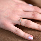 14K Gold Diamond Bypass Ring Ferkos Fine Jewelry