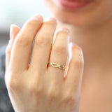 14k Gold Infinity Band Ferkos Fine Jewelry