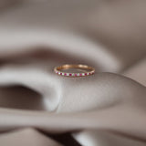 14K Ruby and Diamond Alternating Eternity Ring Ferkos Fine Jewelry