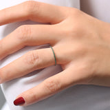 14k Round Emerald Eternity Band Ferkos Fine Jewelry