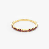 14K Gold Ruby Eternity Band Ferkos Fine Jewelry