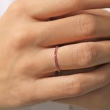 14K Gold Ruby Eternity Band Ferkos Fine Jewelry