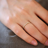 14K Gold 1.5MM Full Eternity Diamond Ring Ferkos Fine Jewelry