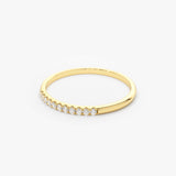 14K Gold 11 Stone Diamond Wedding Band Ferkos Fine Jewelry