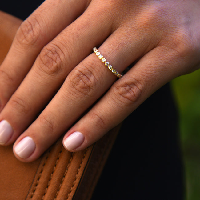 .52ct Diamond Braid 18k White Gold Wedding Band Ring