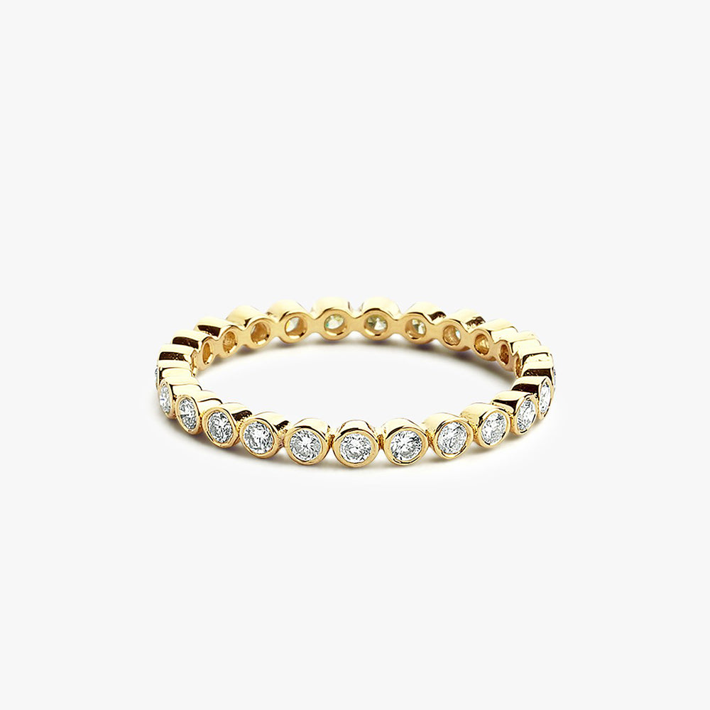14k gold diamond band Clearance