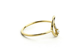 14K Gold Circle Diamond Ring  Ferkos Fine Jewelry