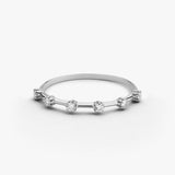 14k Gold Diamond Stacking Ring Ferkos Fine Jewelry