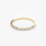 14K Round Diamond Shared Prong Wedding Ring Ferkos Fine Jewelry