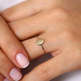 14K Gold Diamond Hamsa Ring Ferkos Fine Jewelry