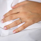 14K Gold Diamond Hamsa Ring Ferkos Fine Jewelry