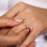 14K Gold Diamond Hamsa Ring Ferkos Fine Jewelry