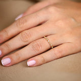 14K Gold Art Deco Diamond Eternity Band Ferkos Fine Jewelry