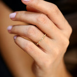 14K Gold Art Deco Diamond Eternity Band Ferkos Fine Jewelry