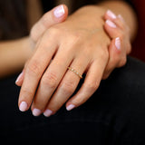 14K Gold Art Deco Diamond Eternity Band Ferkos Fine Jewelry