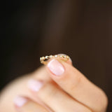 14K Gold Art Deco Diamond Eternity Band Ferkos Fine Jewelry