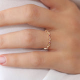 14k Ruby Art Deco Wedding Band Ferkos Fine Jewelry