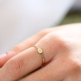 14K Gold Evil Eye Diamond Ring Ferkos Fine Jewelry