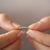 14k Gold Baguette and Round Diamond Ring Ferkos Fine Jewelry