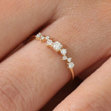 14k Multistone Diamond Cluster Ring  Ferkos Fine Jewelry