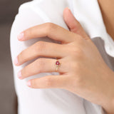 14k Marquise Sapphire Cluster Ring Ferkos Fine Jewelry