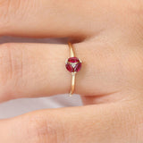 14k Ruby Cluster Diamond Ring Ferkos Fine Jewelry