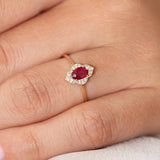 14k Victorian Genuine Ruby Ring Ferkos Fine Jewelry