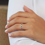 14k Sapphire Baguette and Diamond Ring  Ferkos Fine Jewelry