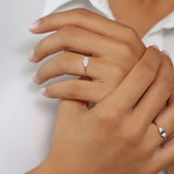 14K Gold Step Cut Baguette Diamond Ring Ferkos Fine Jewelry