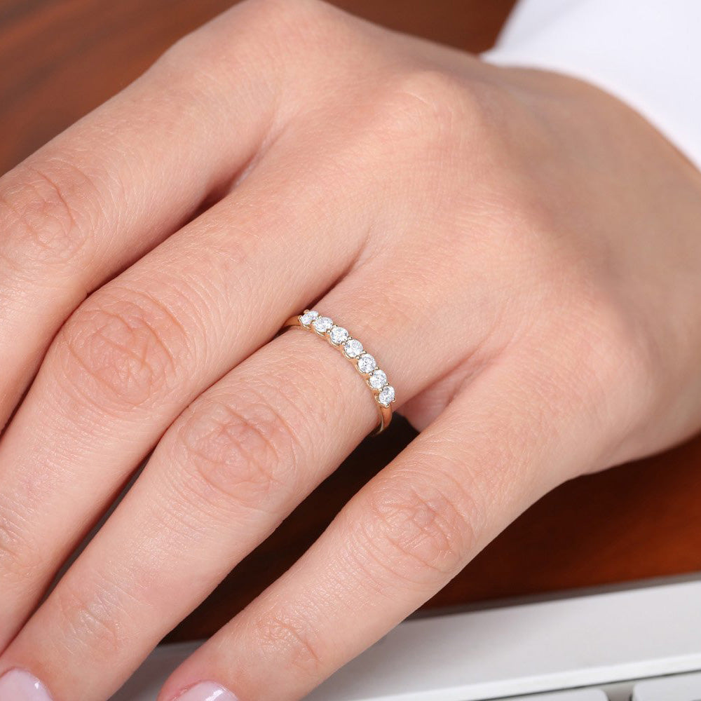 7 diamond eternity ring Clearance