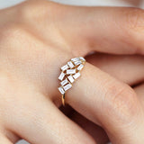 14k Baguette Diamond Cluster Ring Ferkos Fine Jewelry