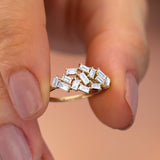 14k Baguette Diamond Cluster Ring Ferkos Fine Jewelry