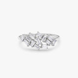 14k Baguette Diamond Cluster Ring Ferkos Fine Jewelry