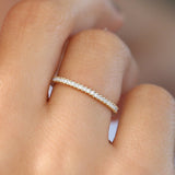 14k Full Eternity Petite Diamond Ring Ferkos Fine Jewelry