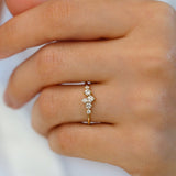 14K Large Diamond Cluster Ring Ferkos Fine Jewelry