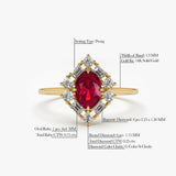 14K Unique Natural Ruby and Baguette Ring  Ferkos Fine Jewelry