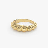 14k Chunky Twisted Dome Ring Ferkos Fine Jewelry