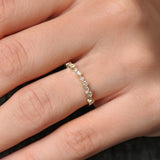 14K Gold Unique Diamond Anniversary Ring Ferkos Fine Jewelry