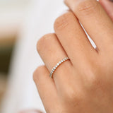 14k Prong Setting Diamond Eternity Ring Ferkos Fine Jewelry