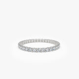 14k Prong Setting Diamond Eternity Ring Ferkos Fine Jewelry