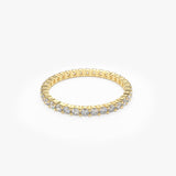 14k Prong Setting Diamond Eternity Ring Ferkos Fine Jewelry