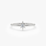 14K North Star Stacking Diamond Ring Ferkos Fine Jewelry