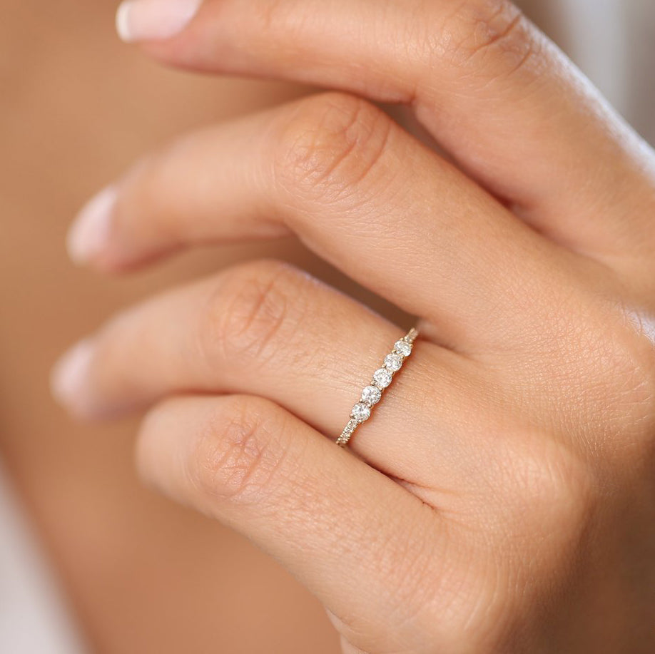 5 carat diamond anniversary ring Clearance