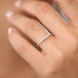 14K Gold 5 Stone Diamond Anniversary Ring Ferkos Fine Jewelry