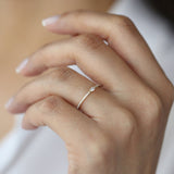 14k Stackable Marquise Pave Diamond Ring Ferkos Fine Jewelry