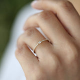 14k Stackable Marquise Pave Diamond Ring Ferkos Fine Jewelry