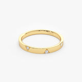 14k Unique Diamond Full Eternity Ring Ferkos Fine Jewelry