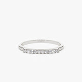 14k Pave Diamond Bar Ring Ferkos Fine Jewelry