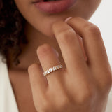 14k Heart Shape Up Down Bezel Setting Diamond Ring Ferkos Fine Jewelry